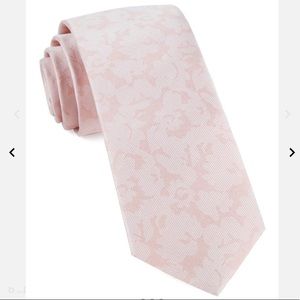 The Tie Bar Refinado Floral Blush Pink Tie